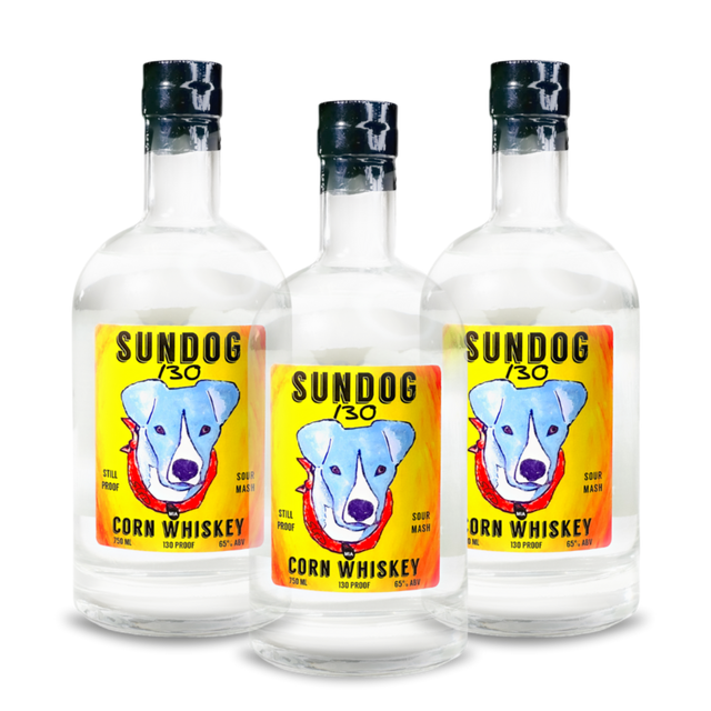 SunDog 130 Corn Whiskey (3) Bottle Bundle at CaskCartel.com