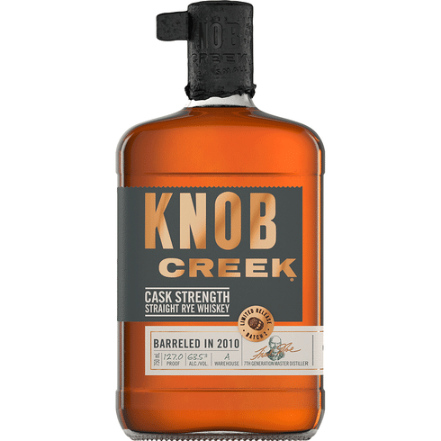 Knob Creek Cask Strength Rye Whiskey at CaskCartel.com