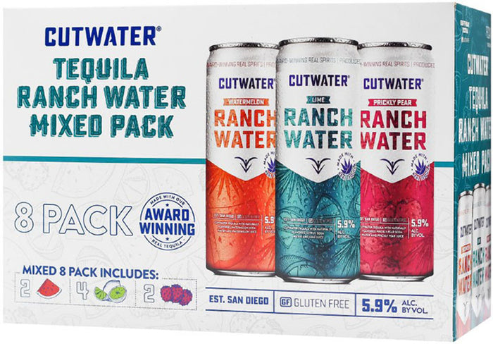 Cutwater Ranch Water Variety Cocktail | 8x355ML