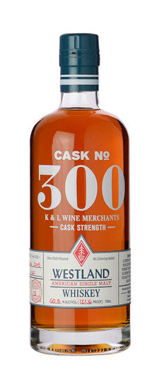 Westland Casks #300 Single Cask Releases Cask Strength American Single Malt Whiskey at CaskCartel.com