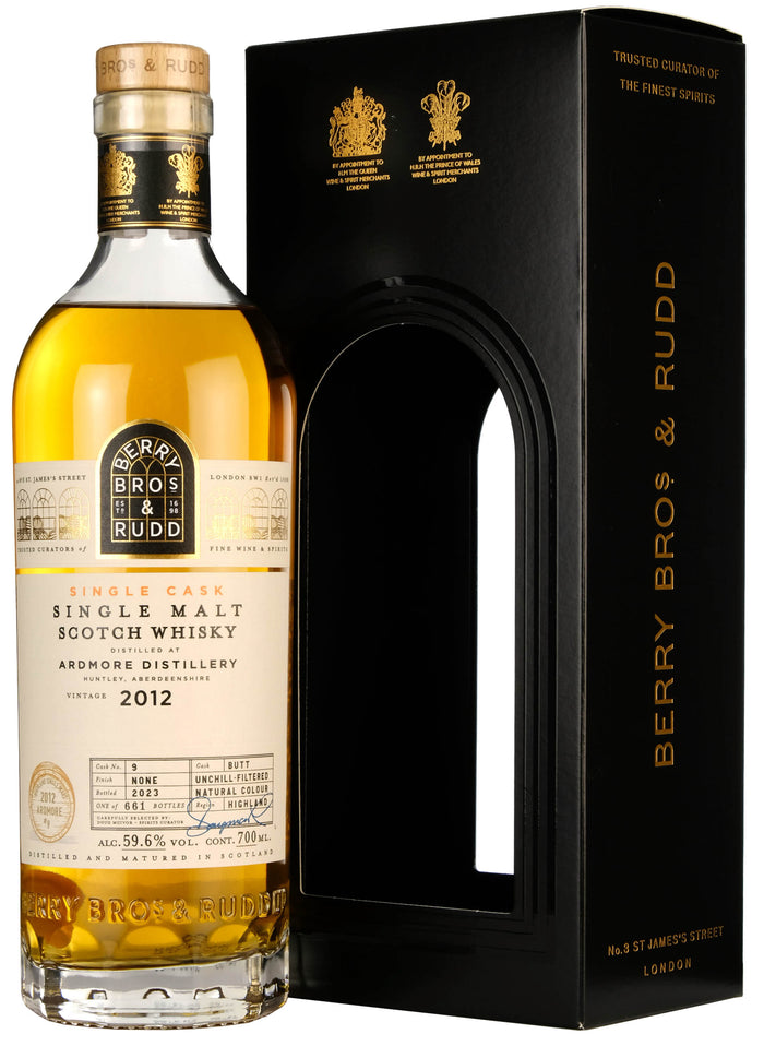 Ardmore Berry Bros & Rudd Single Cask #9 2012 11 Year Old Whisky | 700ML