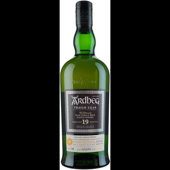 Ardbeg Traigh Bhan Islay Single Malt 19 Years Old Scotch Whiskey