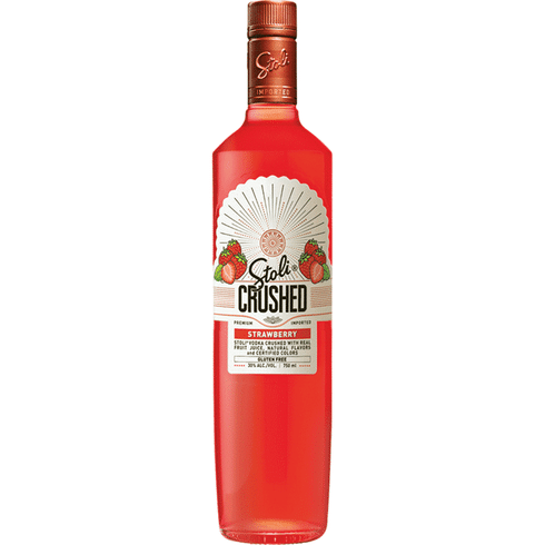 Stoli Crushed Strawberry Vodka at CaskCartel.com