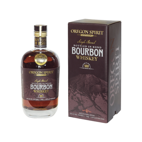 Oregon Spirit Straight Bourbon Bottled-in-Bond Whiskey