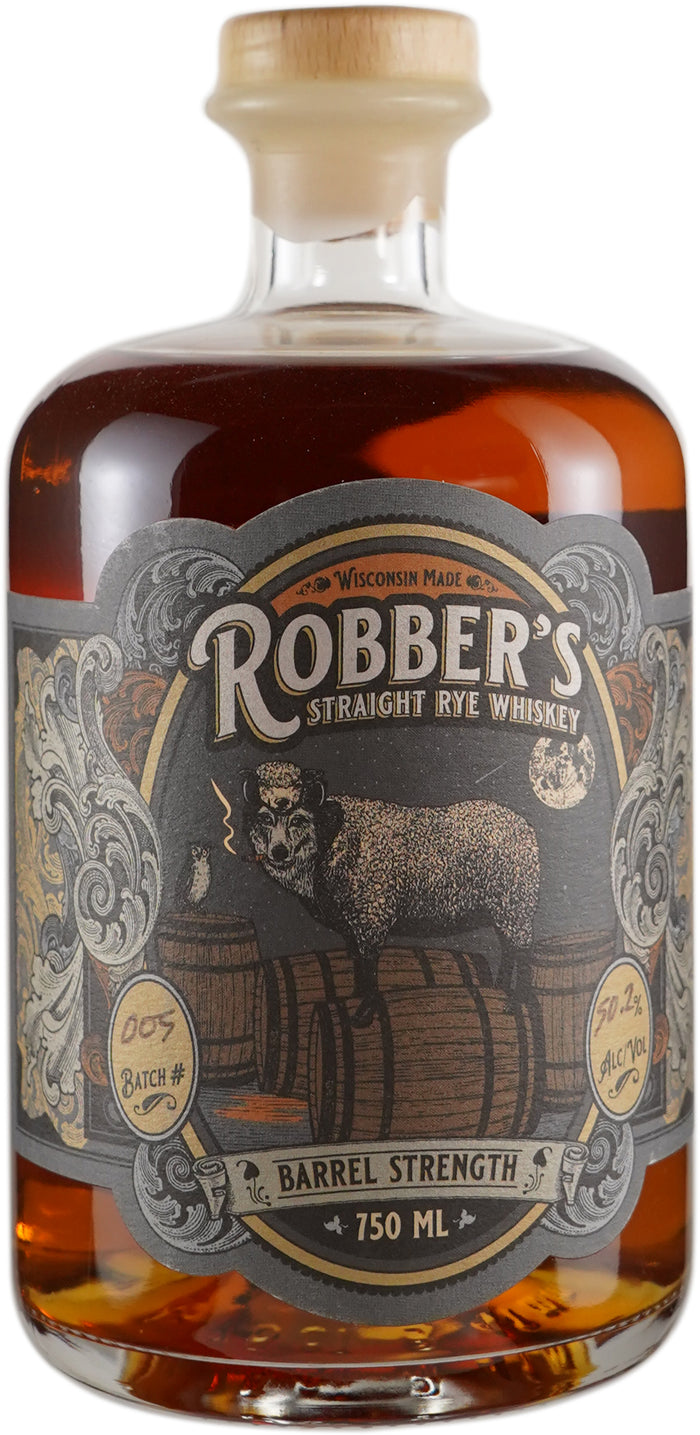 Robber's Straight Rye Barrel Proof Whiskey