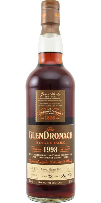 Glendronach 1993 Bottled 2016 Taiwan Exclusive 23 Year Old