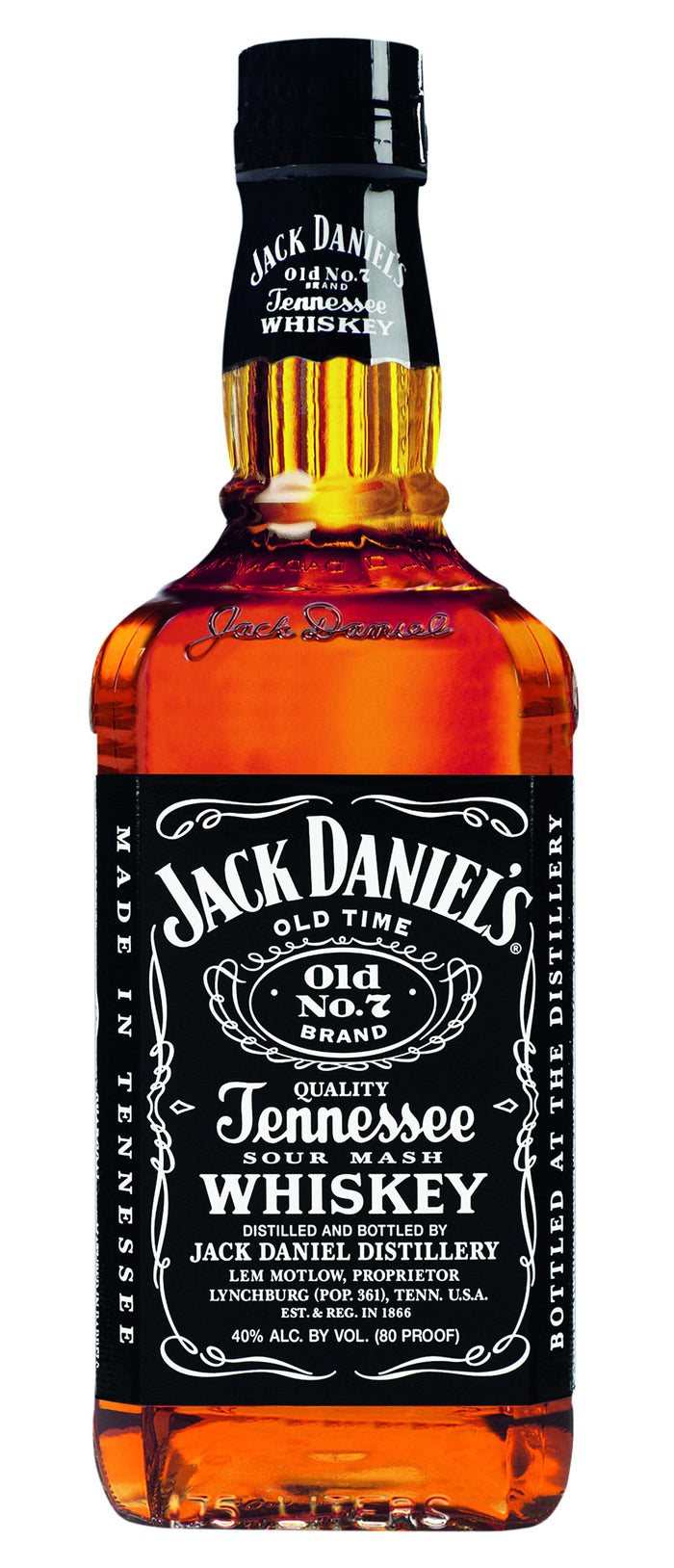Jack Daniel's Old No. 7 Black Label Sour Mash Tennessee Whiskey 1.75L