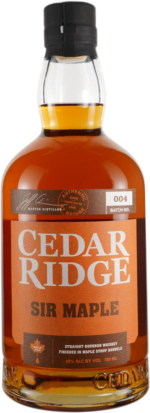 Cedar Ridge Sir Maple Maple Cask Iowa Bourbon Whiskey at CaskCartel.com