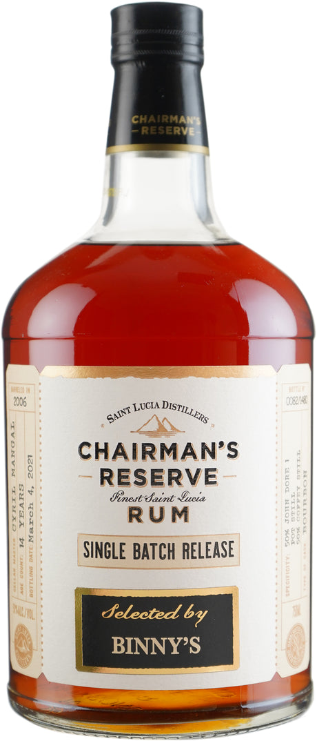 Chairman's Reserve Rum 14 Year Old Single Batch Release Rum at CaskCartel.com