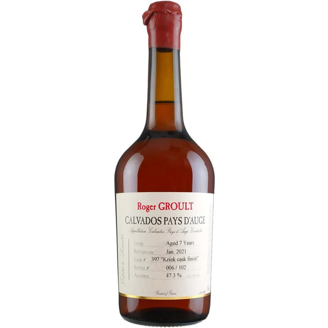 Roger Groult 7 Year Old Calvados Finished Kriek Barrel Brandy at CaskCartel.com