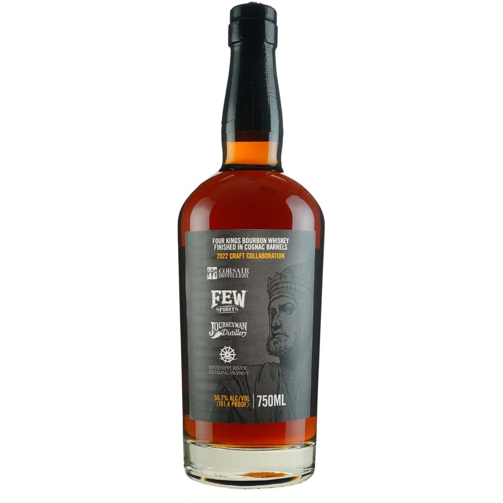 Four Kings Bourbon Finished in ex Cognac Barrel Craft Distiller Collaboration 2022 Whiskey at CaskCartel.com