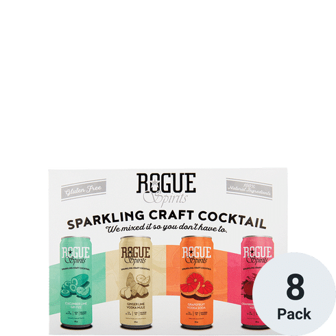 Rogue Spirits Craft Cocktail Variety Ready To Drink Cocktail 8 Pack | 12OZ at CaskCartel.com