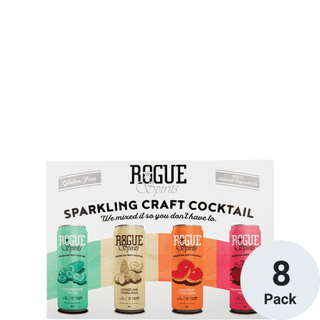 Rogue Spirits Craft Cocktail Variety Ready To Drink Cocktail 8 Pack | 12OZ at CaskCartel.com
