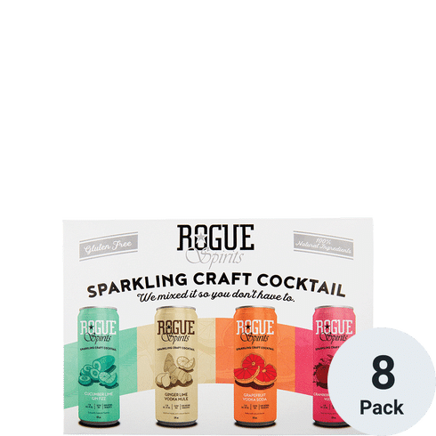 Rogue Spirits Craft Cocktail Variety Ready To Drink Cocktail 8 Pack | 12OZ