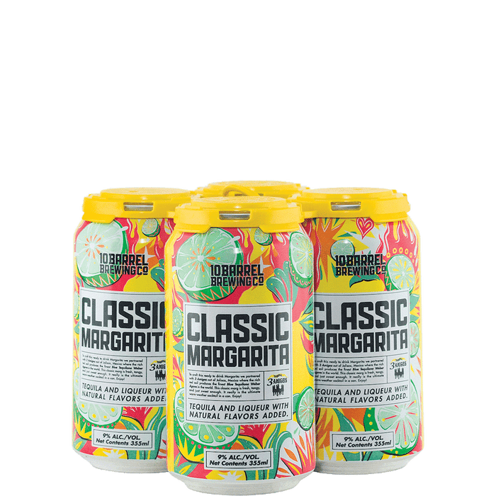 10 Barrel Margarita Ready To Drink Cocktail (4) Pack Cans