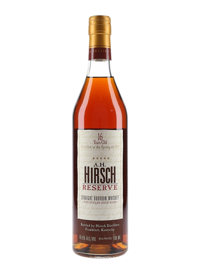 A.H. Hirsch 1974 Reserve 16 Year Old Straight Bourbon Whiskey | Gold Foil