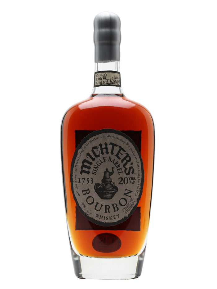 Michter's 20 Year Old Single Barrel Bourbon 2015 Short Barrel Release 21 of 157 with Box Pristine Whiskey