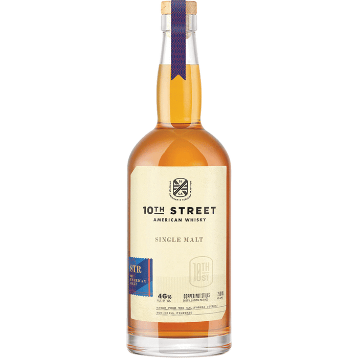 10th Street Unpeated Single Malt American Whiskey