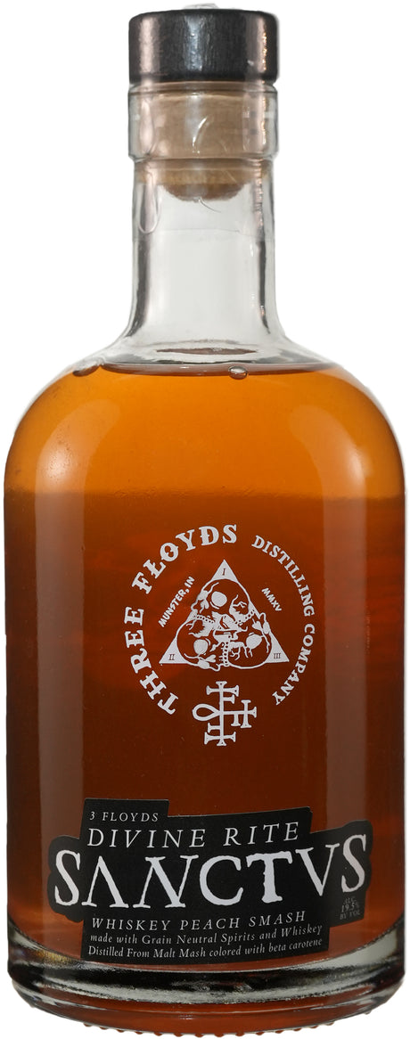 Three Floyds Distilling Sanctvs Whiskey Peach Smash Cocktail | 375ML at CaskCartel.com