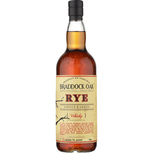 Braddock Oak Single Barrel Rye Whiskey at CaskCartel.com