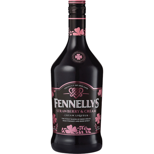 Fennellys Strawberry Cream Irish Cream Liqueur