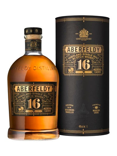 Aberfeldy 16 Year Old Madeira Cask Finish Scotch Whisky | 1L