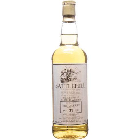Battlehill Miltonduff 31 Year Single Malt Scotch Whisky