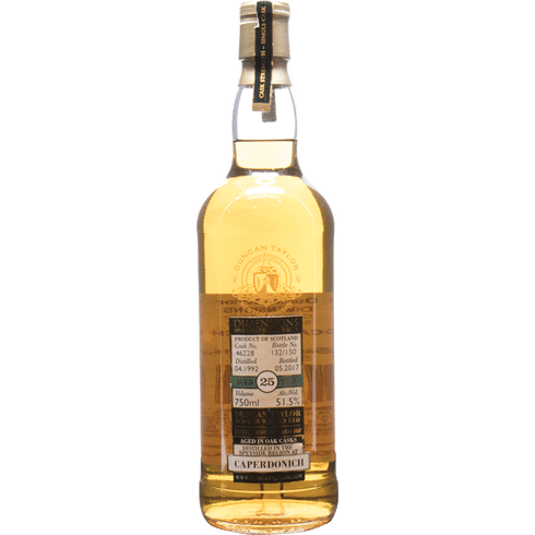 Dimensions Caperdonich 25 Year Single Malt Scotch Whisky