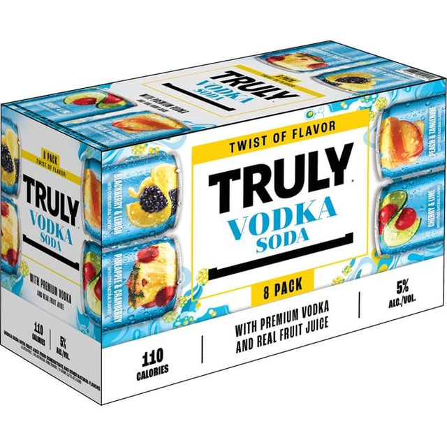 Truly Vodka Soda Twist Variety Cocktail | 8x355ML at CaskCartel.com