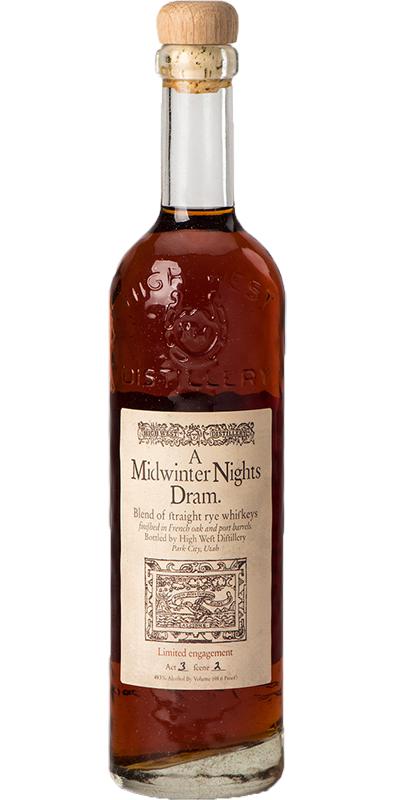 High West A Midwinter Nights Dram | Act 3 Scene 2 - CaskCartel.com