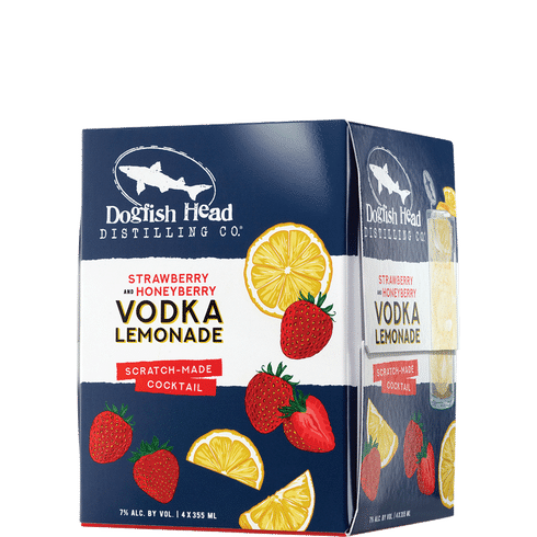 Dogfish Head Strawberry Honey Berry Lemonade Vodka Cocktail