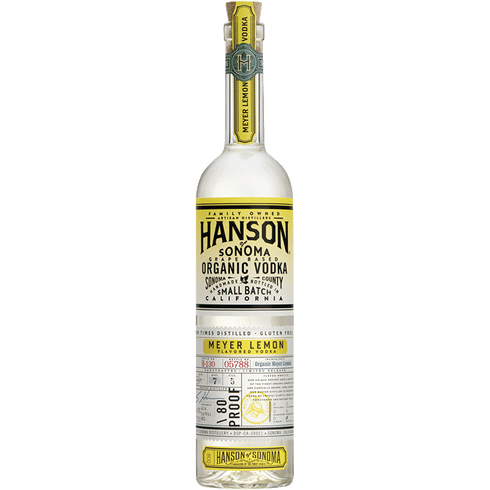 Hanson of Sonoma Meyer Lemon Vodka