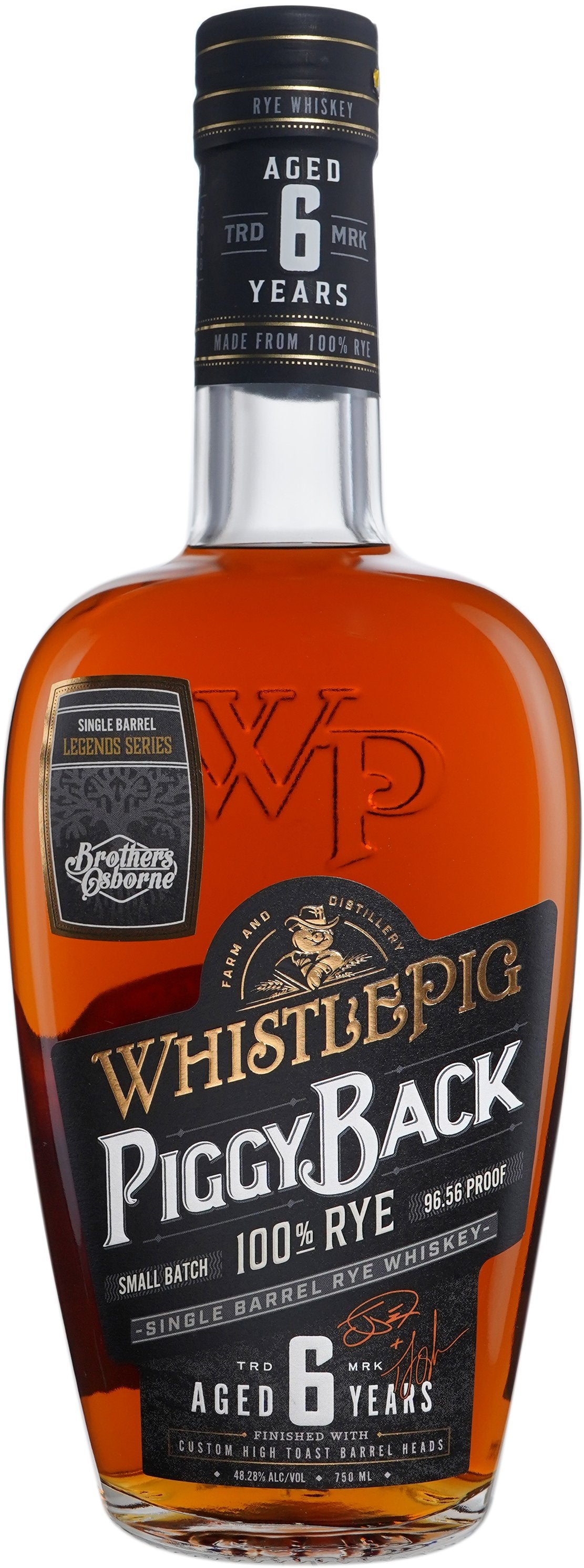 WhistlePig PiggyBack 6 Year Old Rye Brothers Osborne Barrel Whiskey at CaskCartel.com