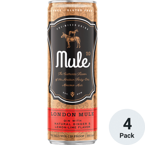 Mule 2.0 London Mule Cocktail 4 Pack | 12OZ