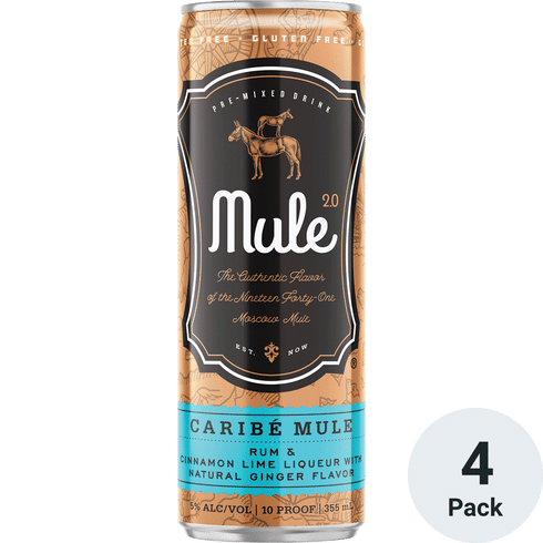 Mule 2.0 Caribe Mule Cocktail 4 Pack | 12OZ