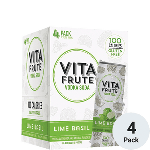 Vita Frute Lime Basil RTD Cocktail | 4pk-12oz Cans at CaskCartel.com