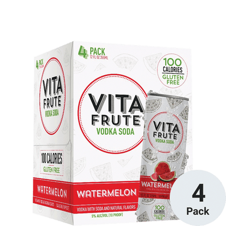 Vita Frute Watermelon RTD Cocktail | 4pk-12oz Cans at CaskCartel.com