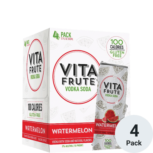 Vita Frute Watermelon RTD Cocktail | 4pk-12oz Cans at CaskCartel.com