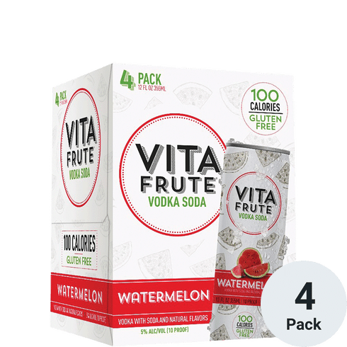Vita Frute Watermelon RTD Cocktail | 4pk-12oz Cans