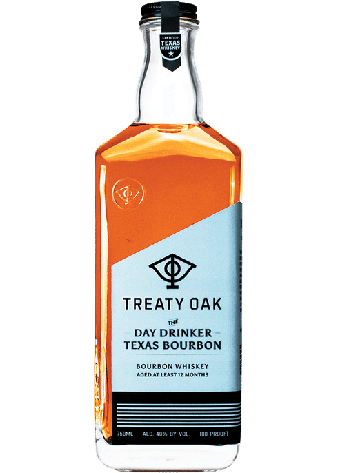 Treaty Oak The Day Drinker 80 Proof Texas Bourbon Whiskey