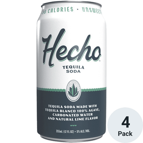 Hecho Soda Tequila Ready To Drink Cocktail 4 PACK | 12OZ at CaskCartel.com