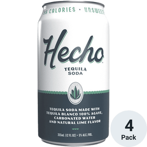 Hecho Soda Tequila Ready To Drink Cocktail 4 PACK | 12OZ at CaskCartel.com