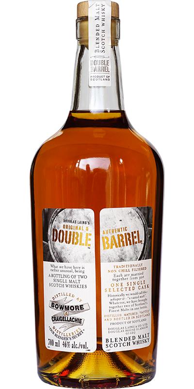Double Barrel Bowmore & Craigellachie Blended Malt Scotch Whisky | 700ML