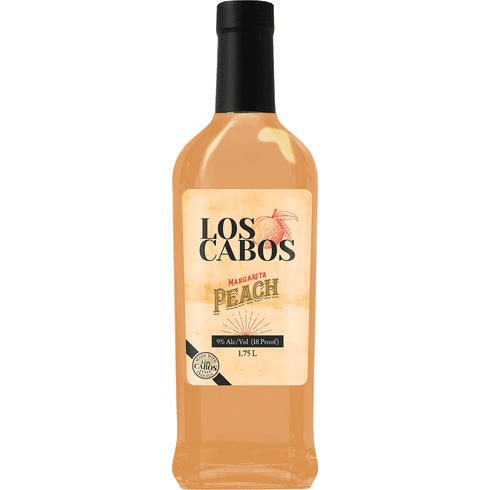Los Cabos Peach Margarita Cocktail | 1.75L at CaskCartel.com