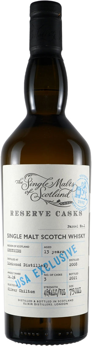 The Single Malts of Scotland Linkwood 13 Year Old Reserve Casks Scotch Whisky at CaskCartel.com