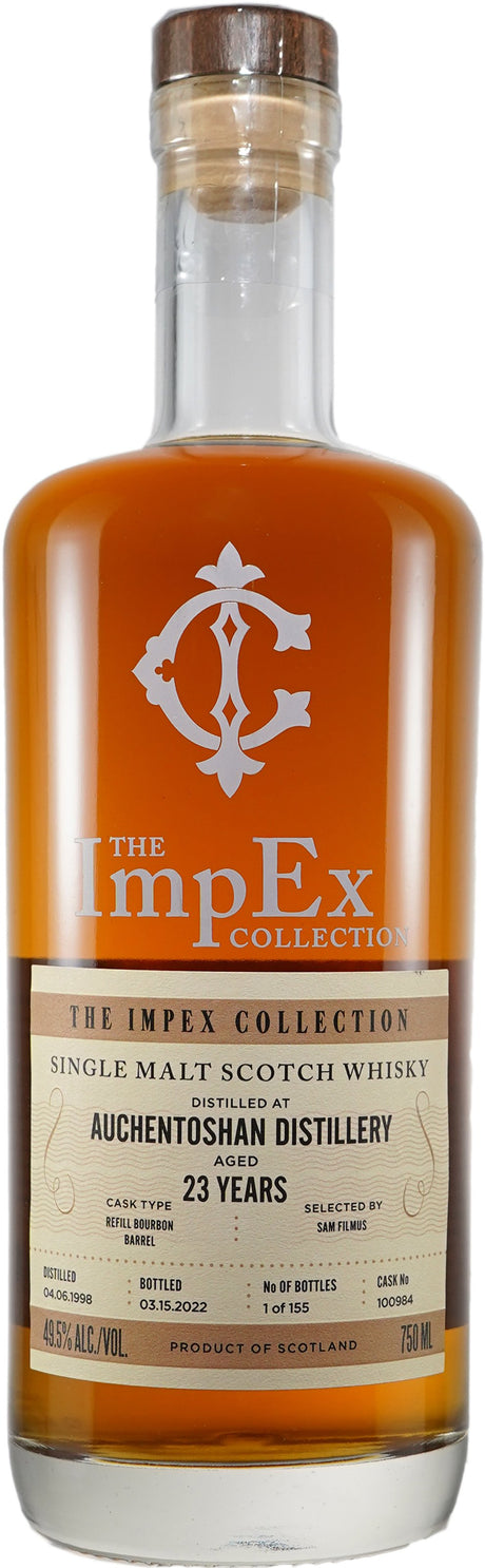 The Impex Collection Auchentoshan 23 Year Old Refill Bourbon Barrel # 100984 Scotch Whisky at CaskCartel.com