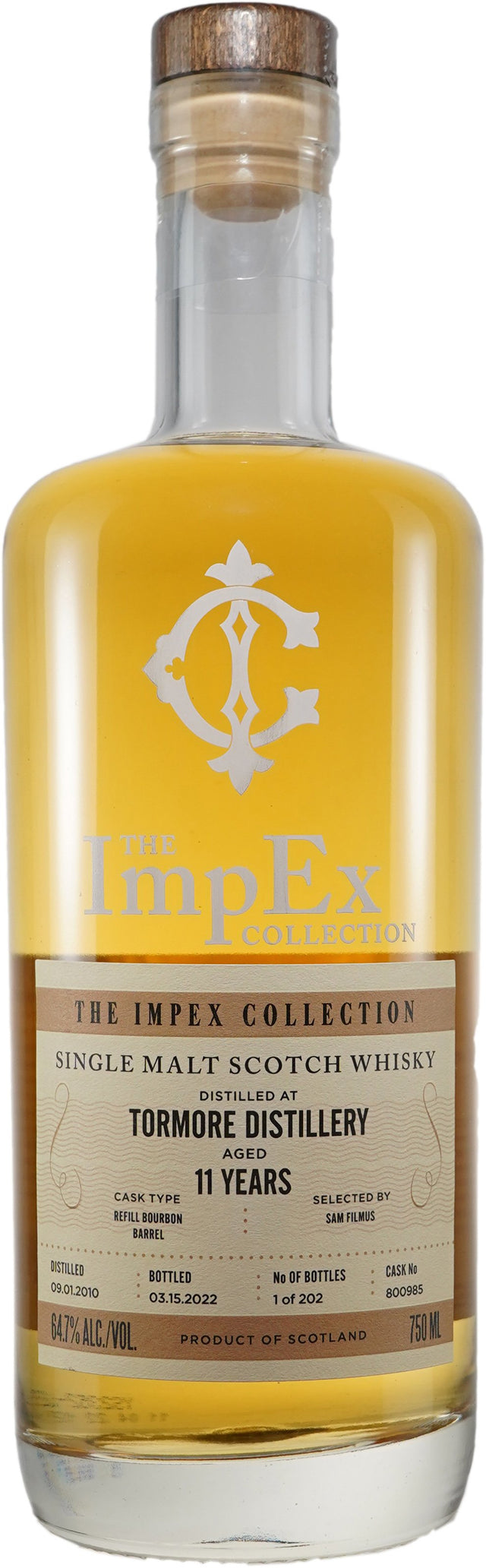 The Impex Collection Tormore 11 Year Old Single Malt 2010 Scotch Whisky at CaskCartel.com