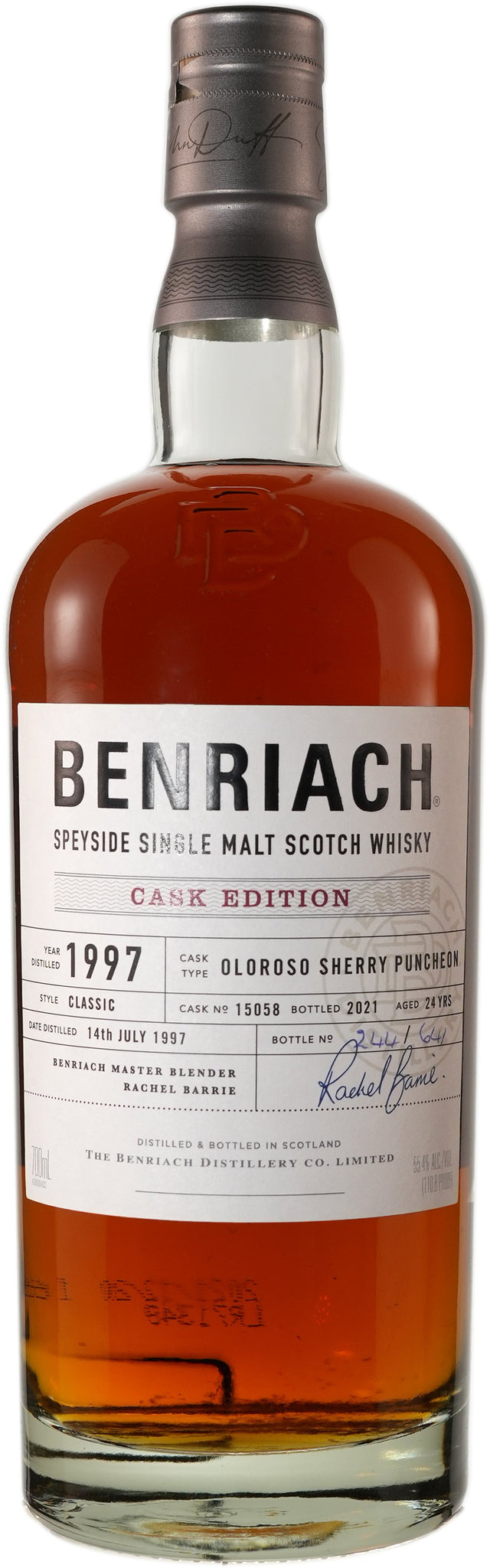 BenRiach 1997 Cask Edition 24 Year Old Oloroso Sherry Puncheon # 15058 Scotch Whisky | 700ML at CaskCartel.com