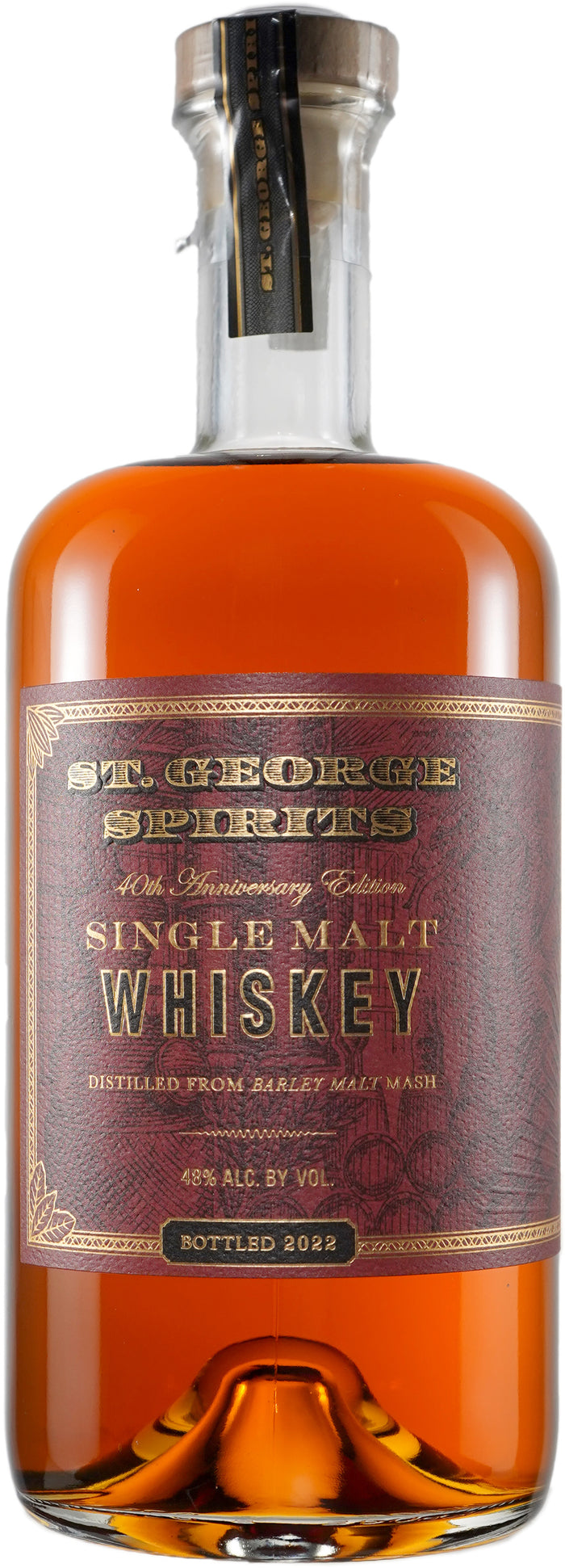 St. George 40th Anniversary Single Malt Whiskey