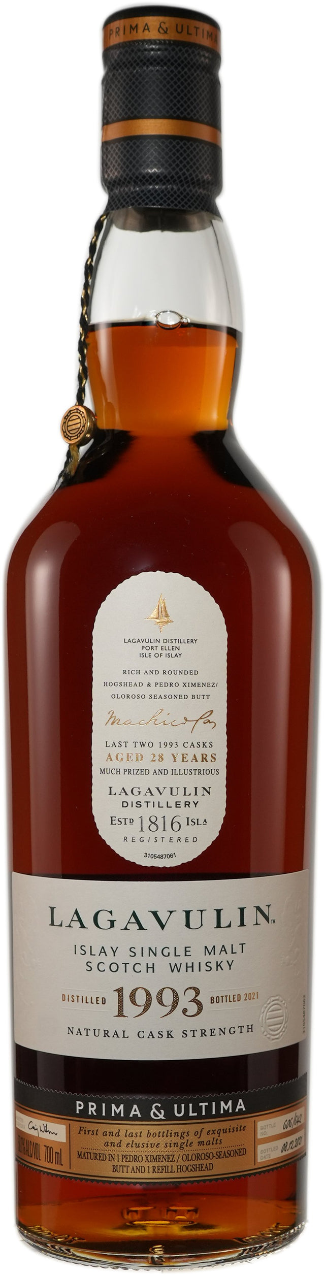 Lagavulin 28 Year Old Prima & Ultima 1993 Scotch Whisky | 700ML at CaskCartel.com